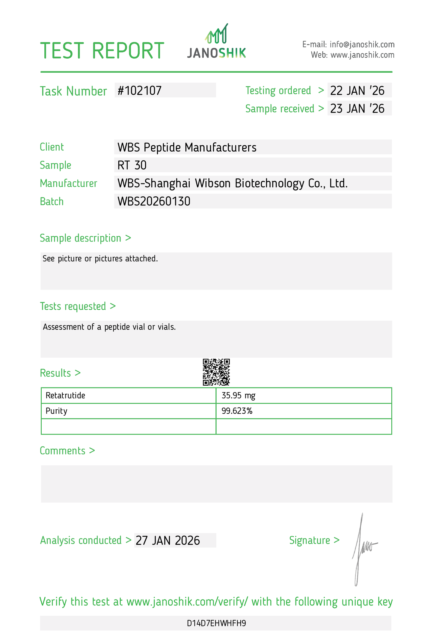 Retatrutide 30mg (10 Vials)