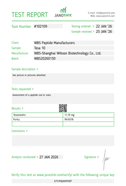 Tesamorelin 10mg (10 Vials)