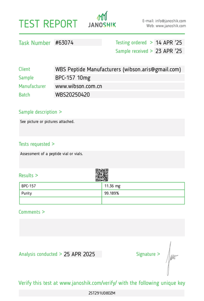 BPC-157 10mg (10 Vials)