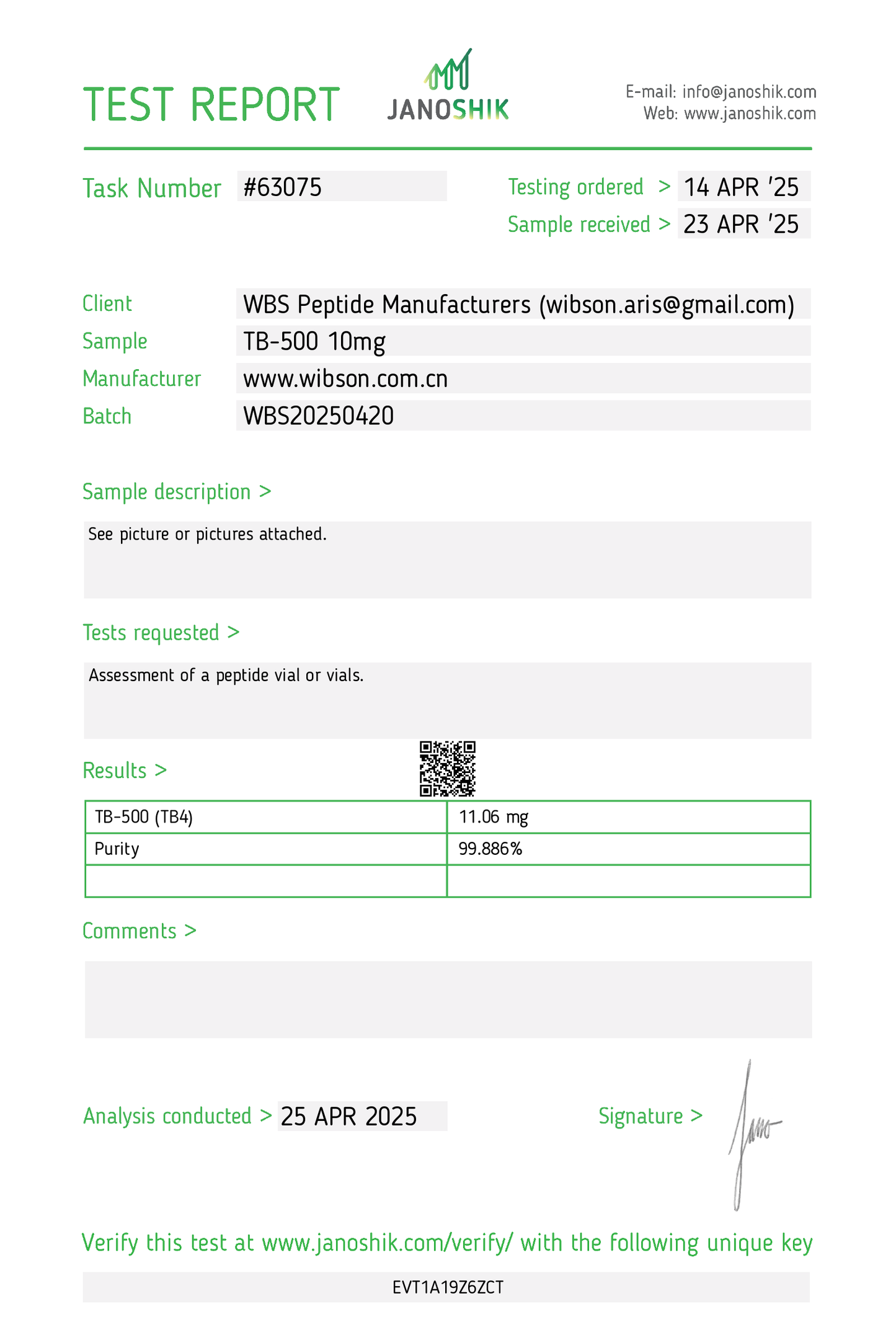 TB500 10mg (10 Vials)