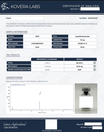 DSIP 10mg (10 Vials)